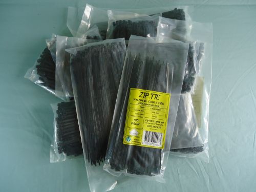 (image for) Cable Ties 200mm x 3.6mm Black Bulk Pack Buy