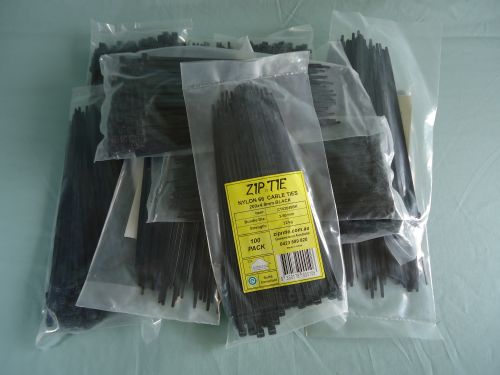 (image for) Cable Ties 200mm x 4.8mm Black Bulk Pack Buy