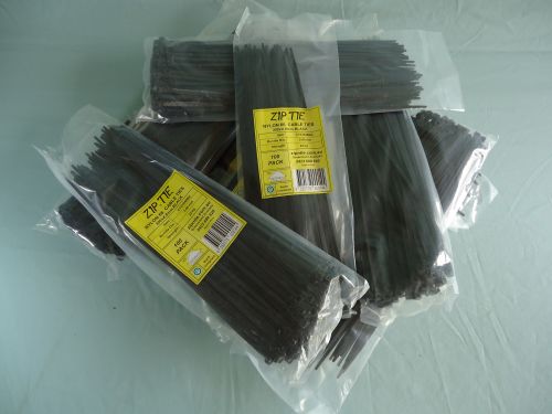(image for) Cable Ties 300mm x 4.8mm Black Bulk Pack Buy